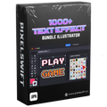 1000+ Premium Illustrator Texts & Styles Effects, Editable, Bundle Vol-1