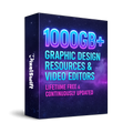 1TB+ Graphic Design Resources & Video Editors