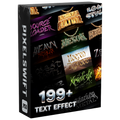 199+ Editable 3D Photoshop Texts & Styles Effects Bundle Vol-1