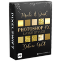 400+ Premium Gold, Silver, and Bronze Effects in Photoshop