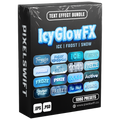 IcyGlow FX – 1000+ Editable Ice, Frost & Snow Text Effects (PSD & EPS Formats)